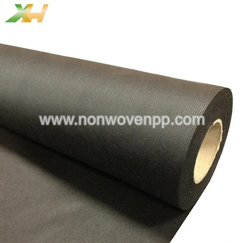 non woven black fabric